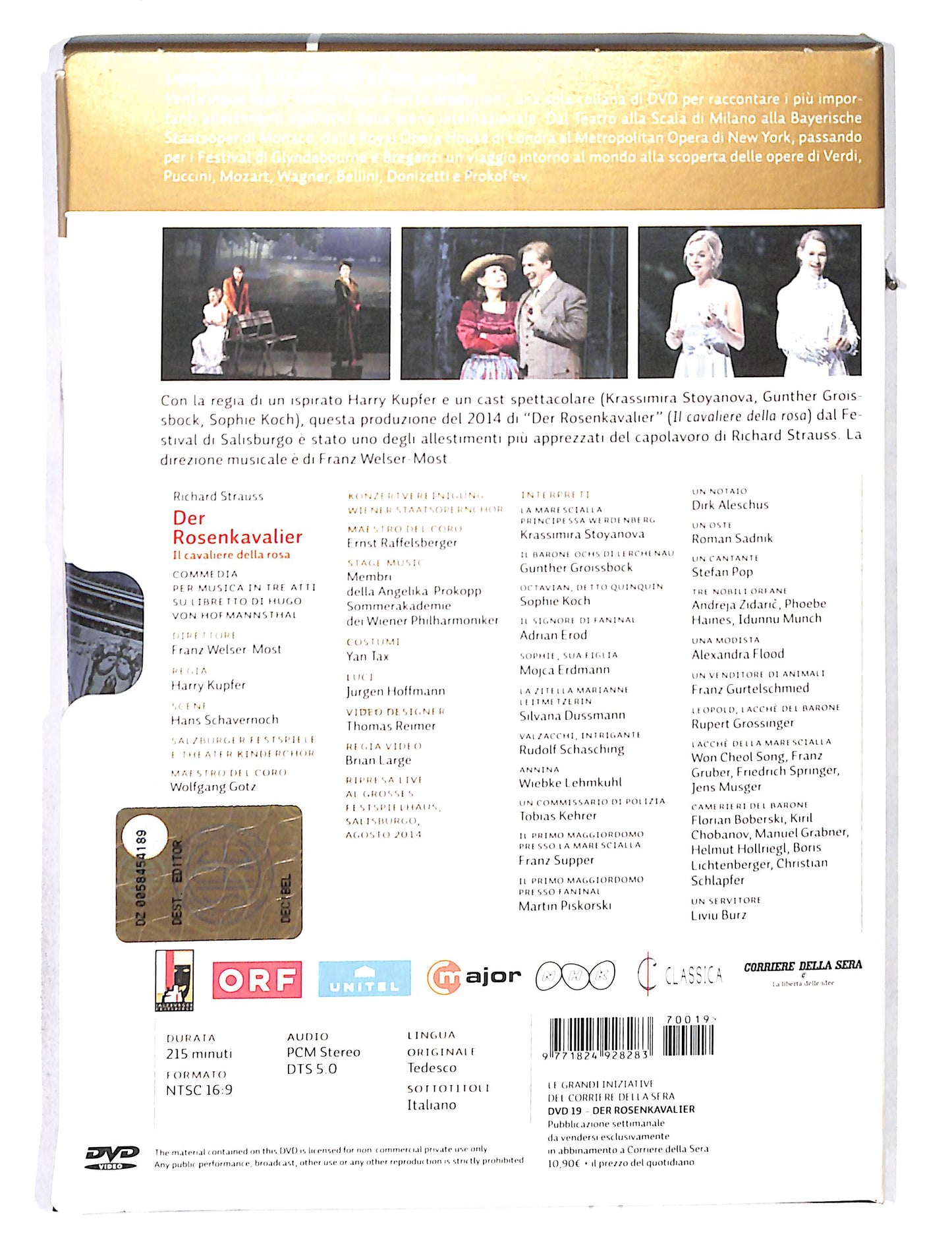 EBOND L'opera dai grandi teatri del mondo vol.19 -Der Rosenkavalier DVD DB680950