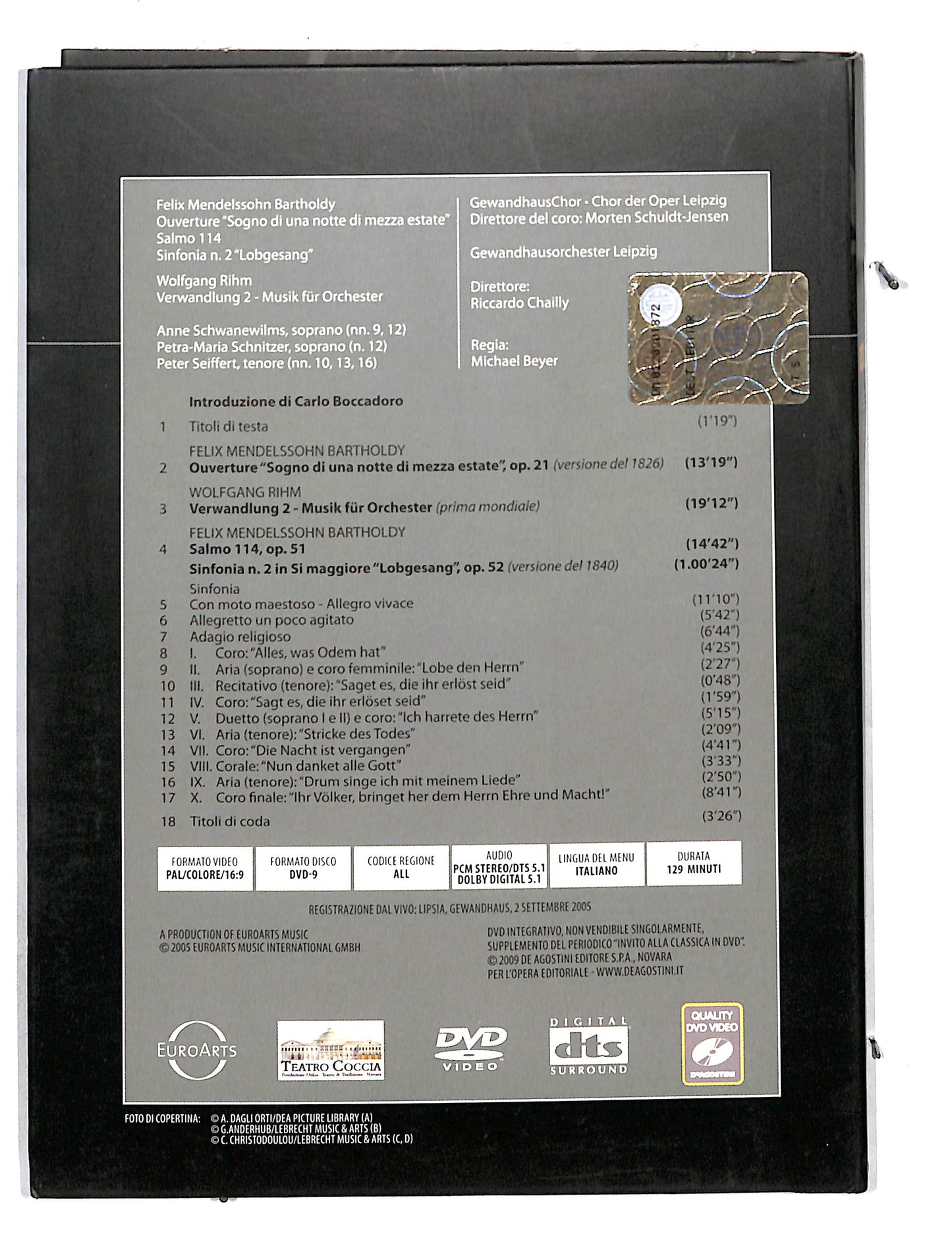 EBOND Invito alla classica in Dvd vol.23 - Mendelssohn DVD DB680956