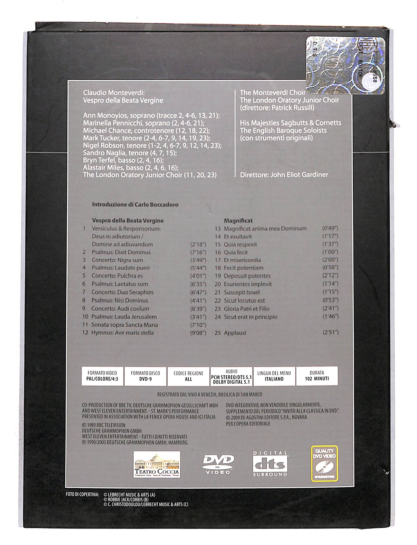 EBOND Invito alla classica in Dvd vol.14 - Monteverdi DVD DB680961