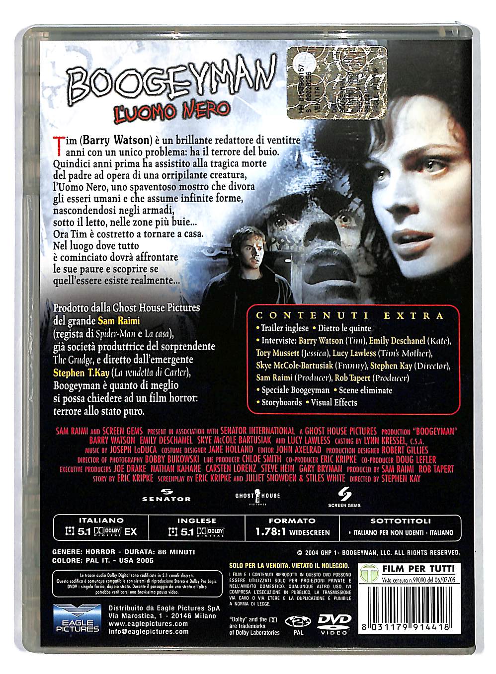 EBOND Boogeyman - L'uomo Nero DVD DB681119