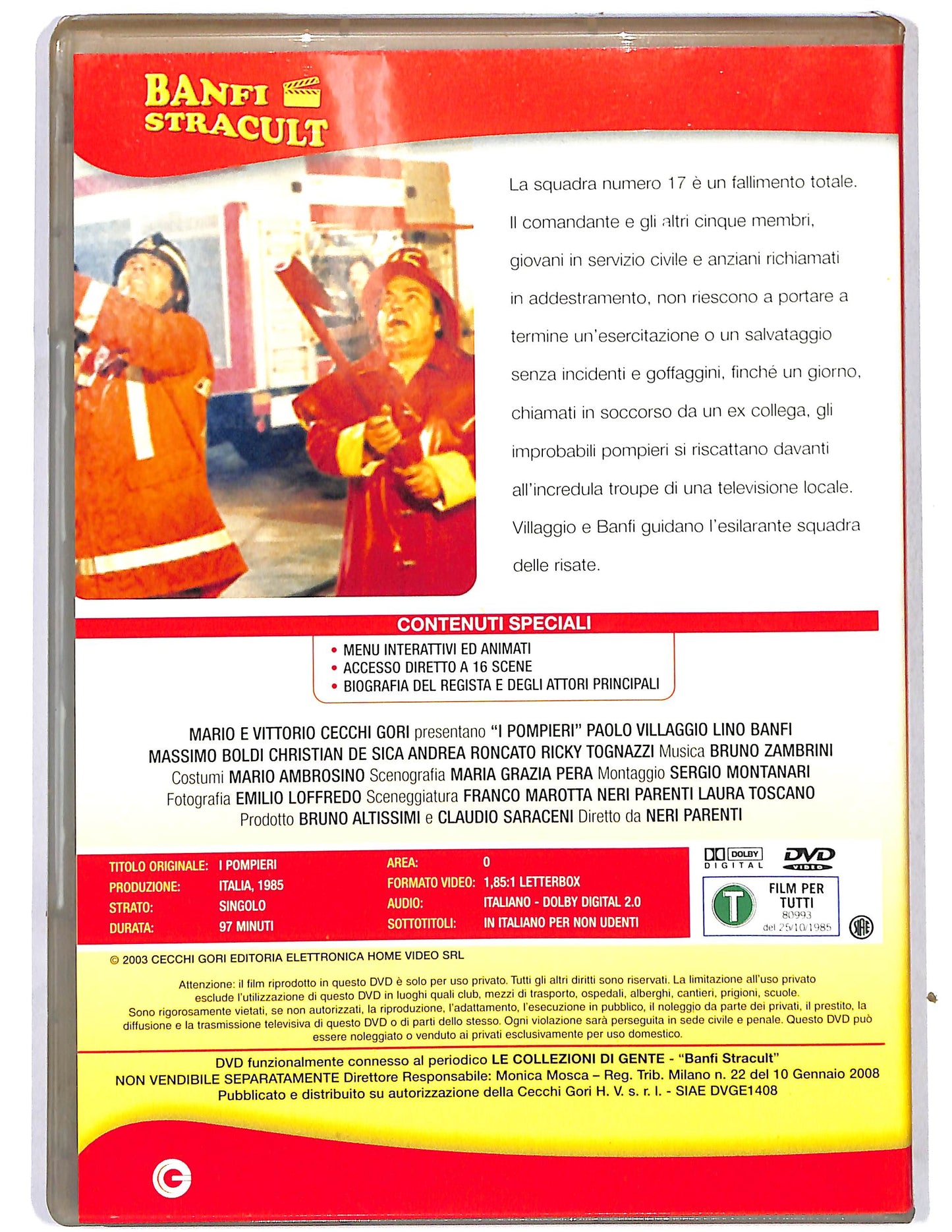 EBOND I pompieri EDITORIALE DVD DB681124