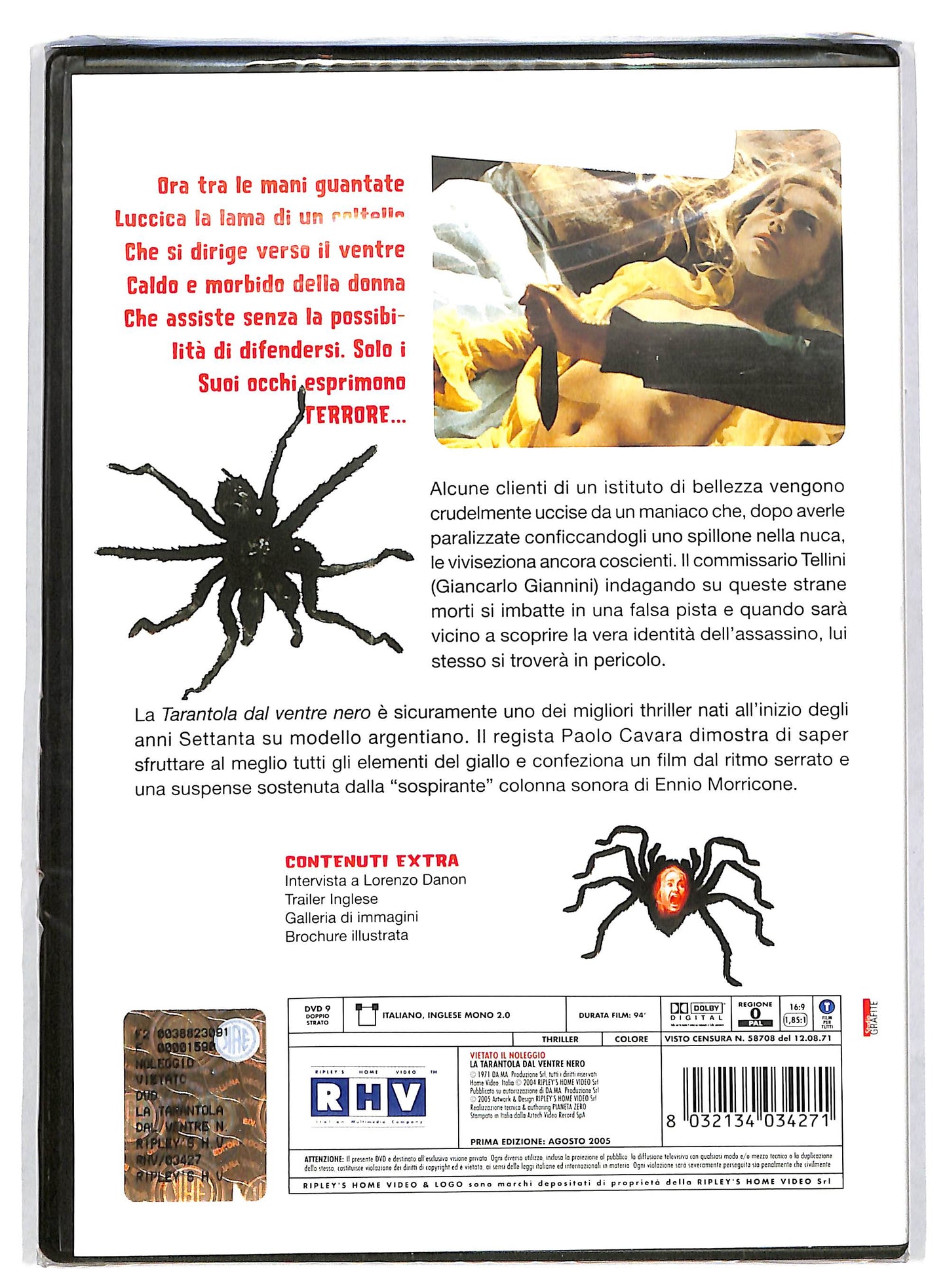EBOND La tarantola dal ventre nero DVD DB681203