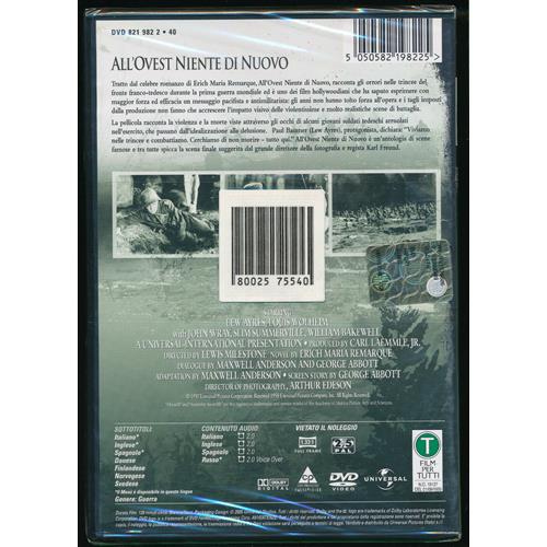 EBOND All'ovest Niente Di Nuovo DVD DB681224