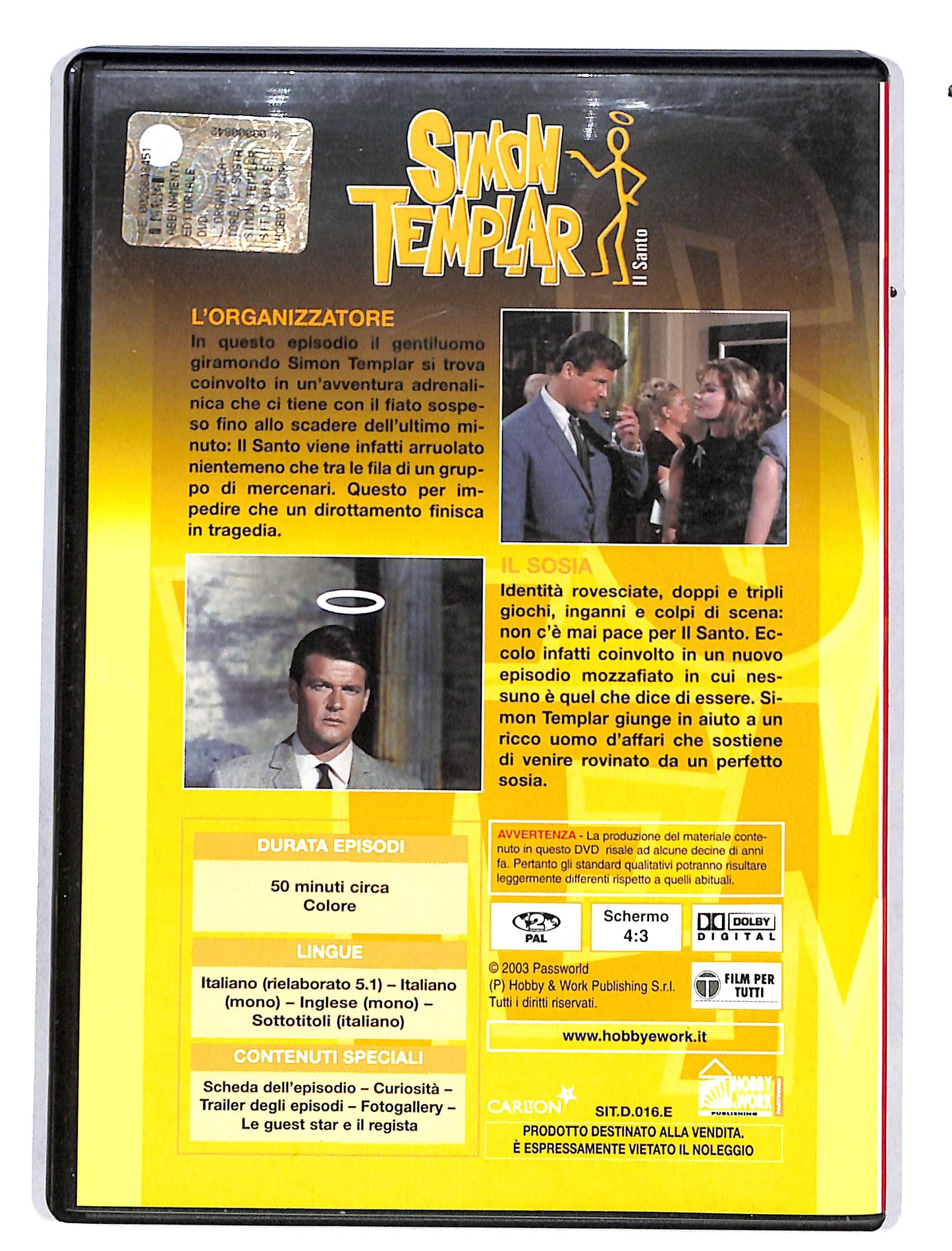 EBOND Simon Templar vol.16 EDITORIALE DVD DB681310