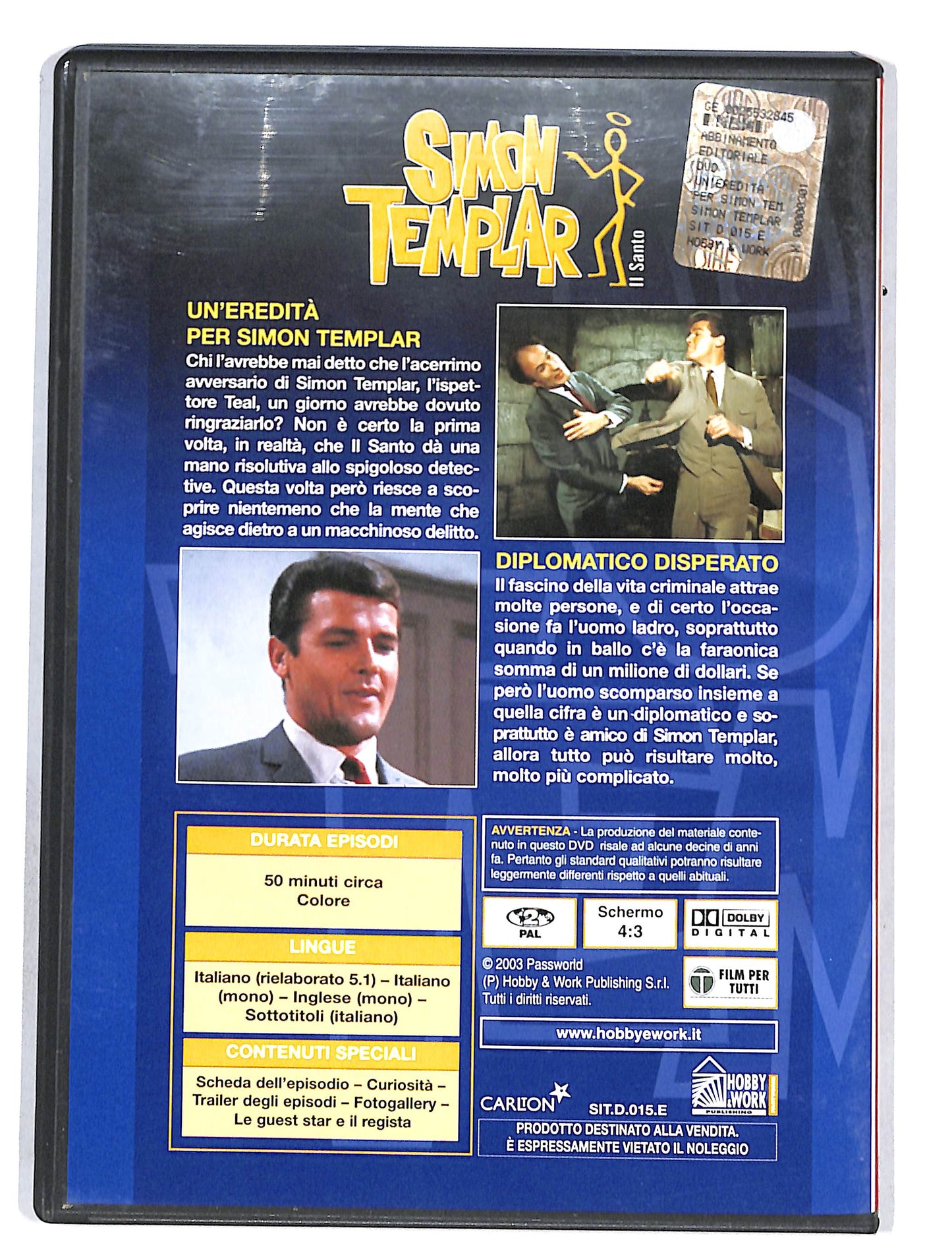 EBOND Simon Templar vol.15 EDITORIALE DVD DB681312