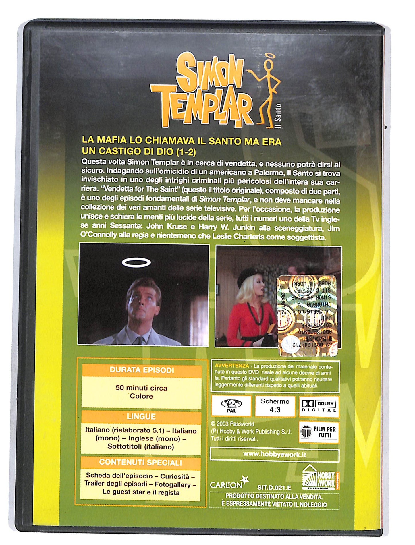 EBOND Simon Templar vol.21 EDITORIALE DVD DB681315