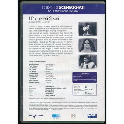 EBOND I Grandi Sceneggiati: I Promessi Sposi Editoriale DVD DB681318
