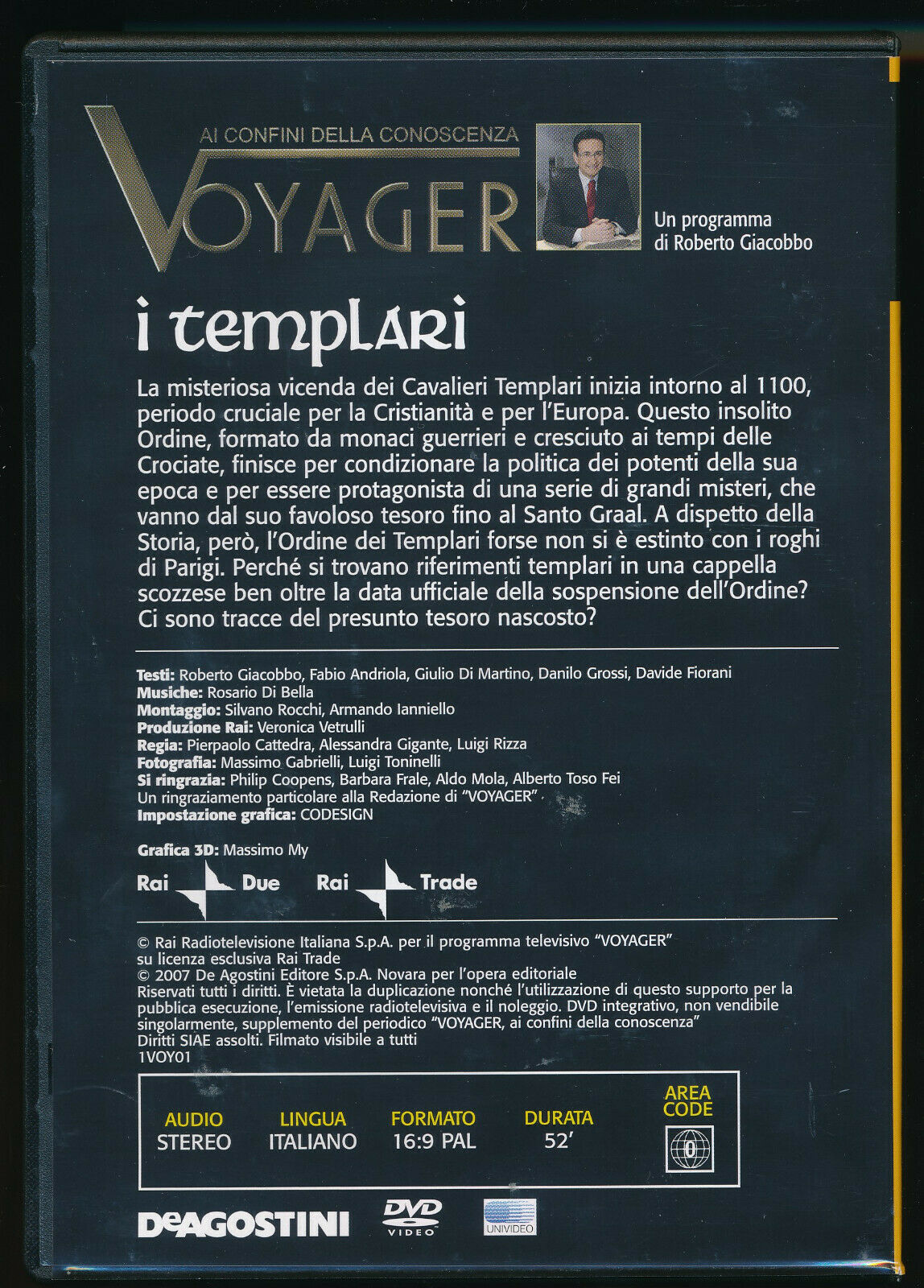 EBOND I Templari Voyager Ai Confini Della Conoscenza Editoriale DVD DB681328