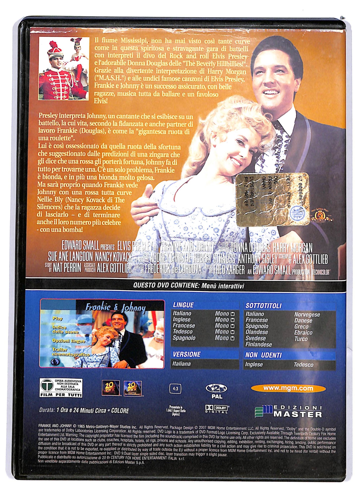 EBOND Frankie and Johnny EDITORIALE DVD DB681634