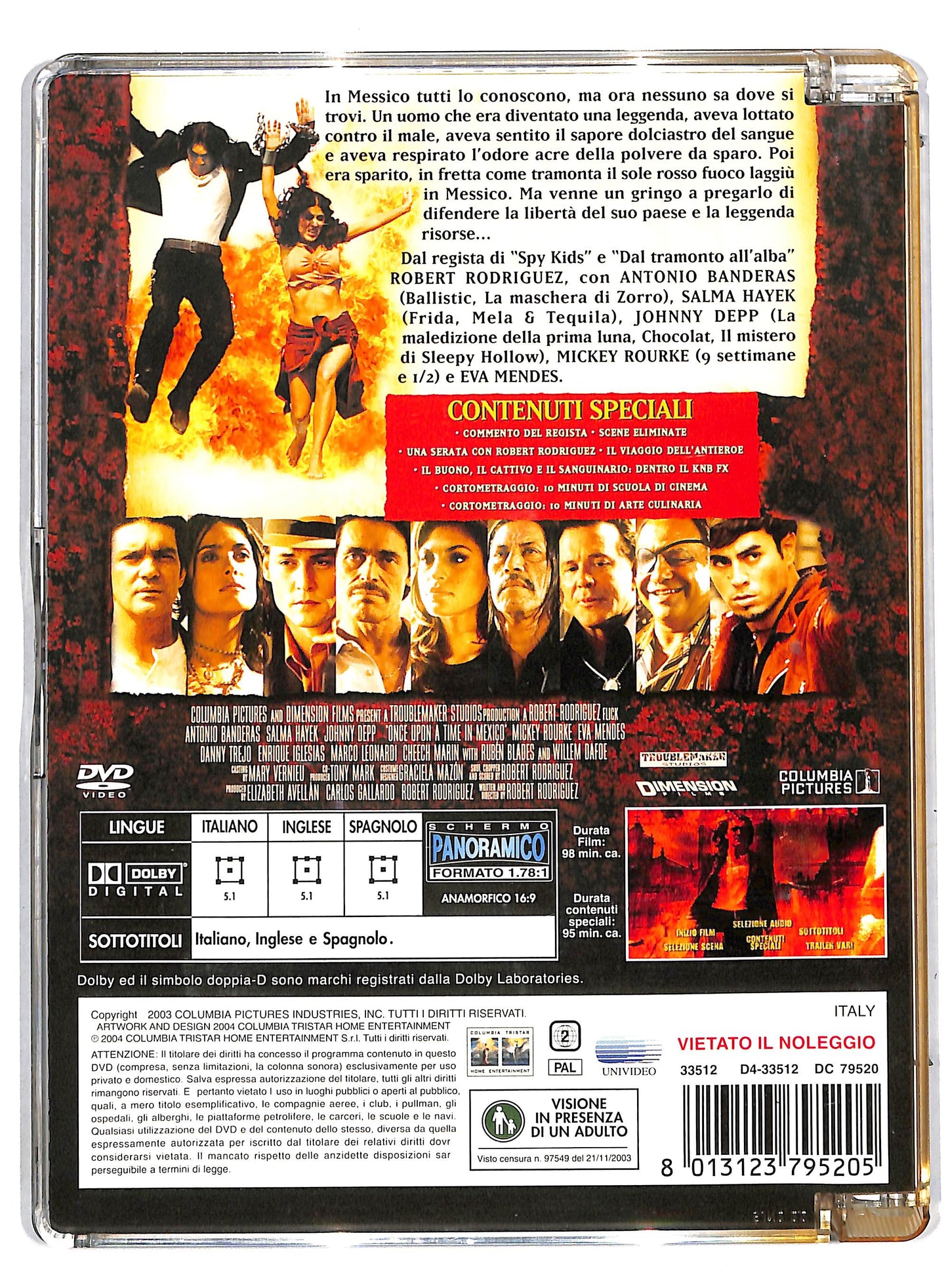 EBOND c'era una volta in messico SJB DVD DB681659