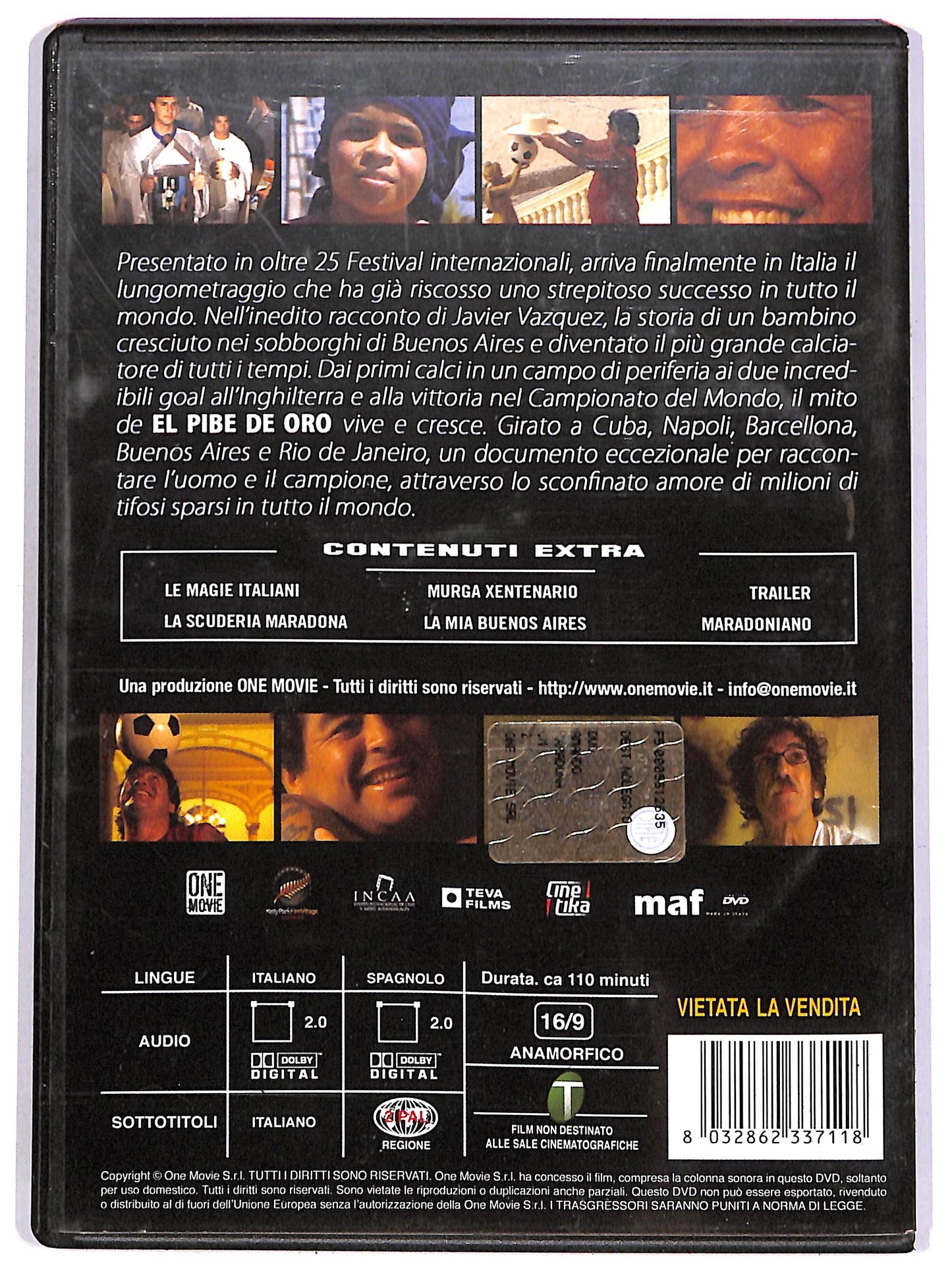 EBOND Amando Maradona NOLEGGIO DVD DB681733