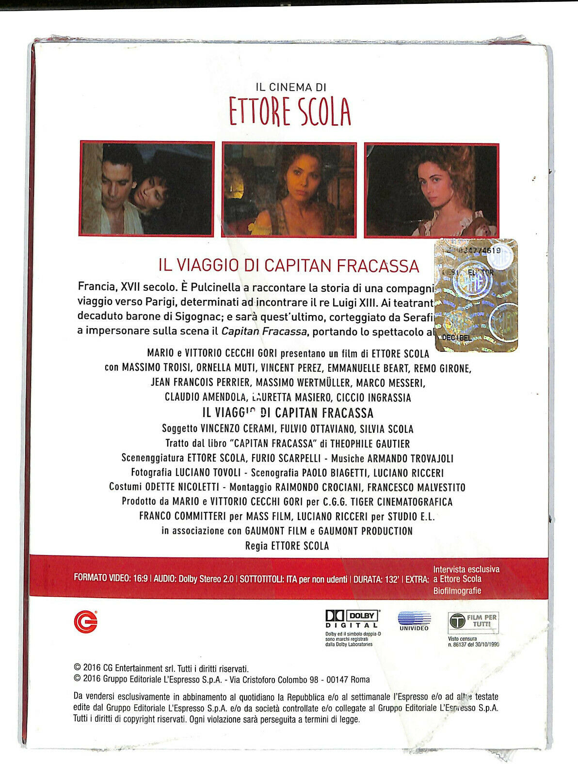 EBOND Il Viaggio Di Capitan Fracassa Editoriale DVD DB681807