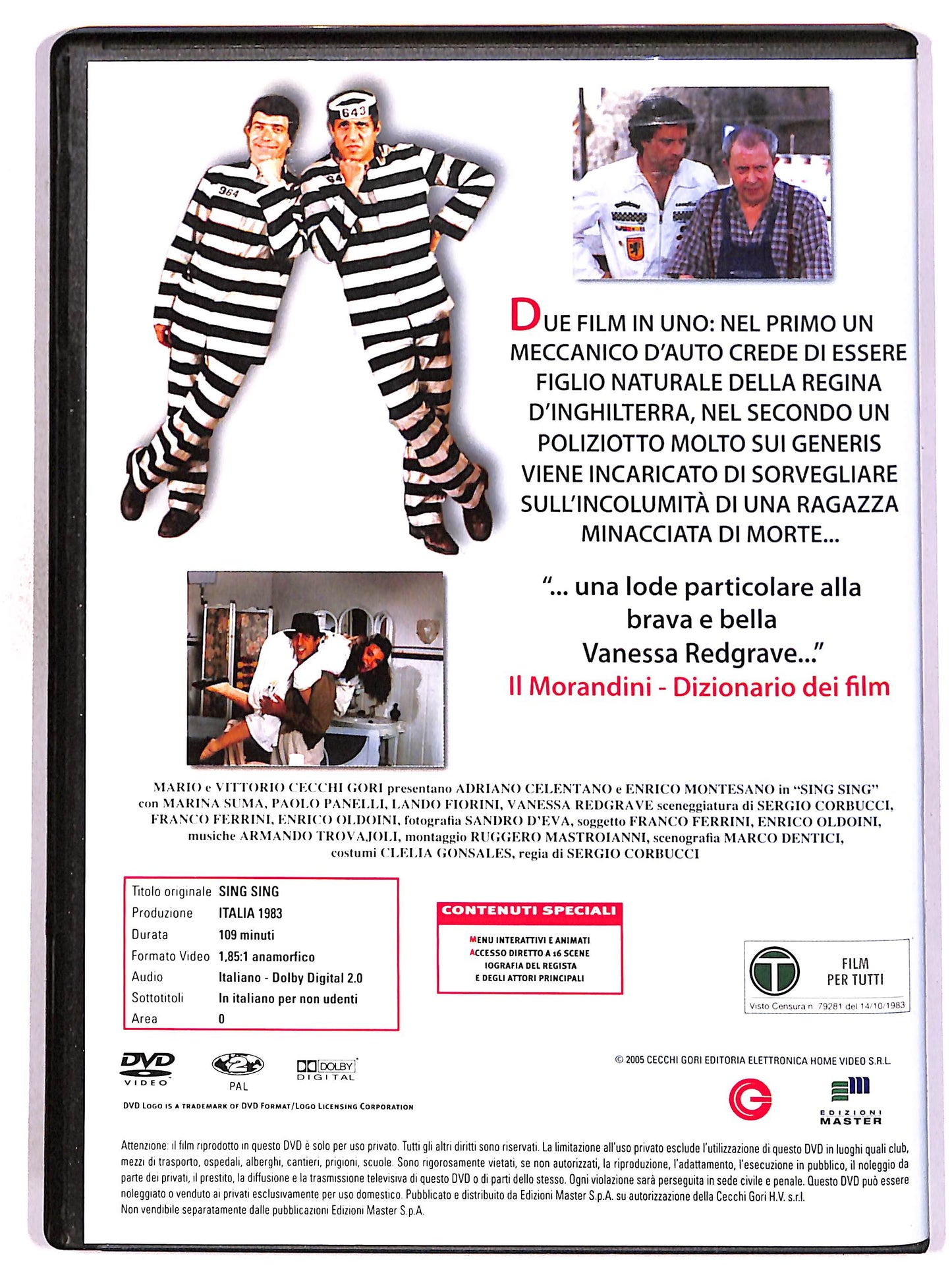 EBOND Sing Sing - Celentano Collection EDITORIALE DVD DB681832