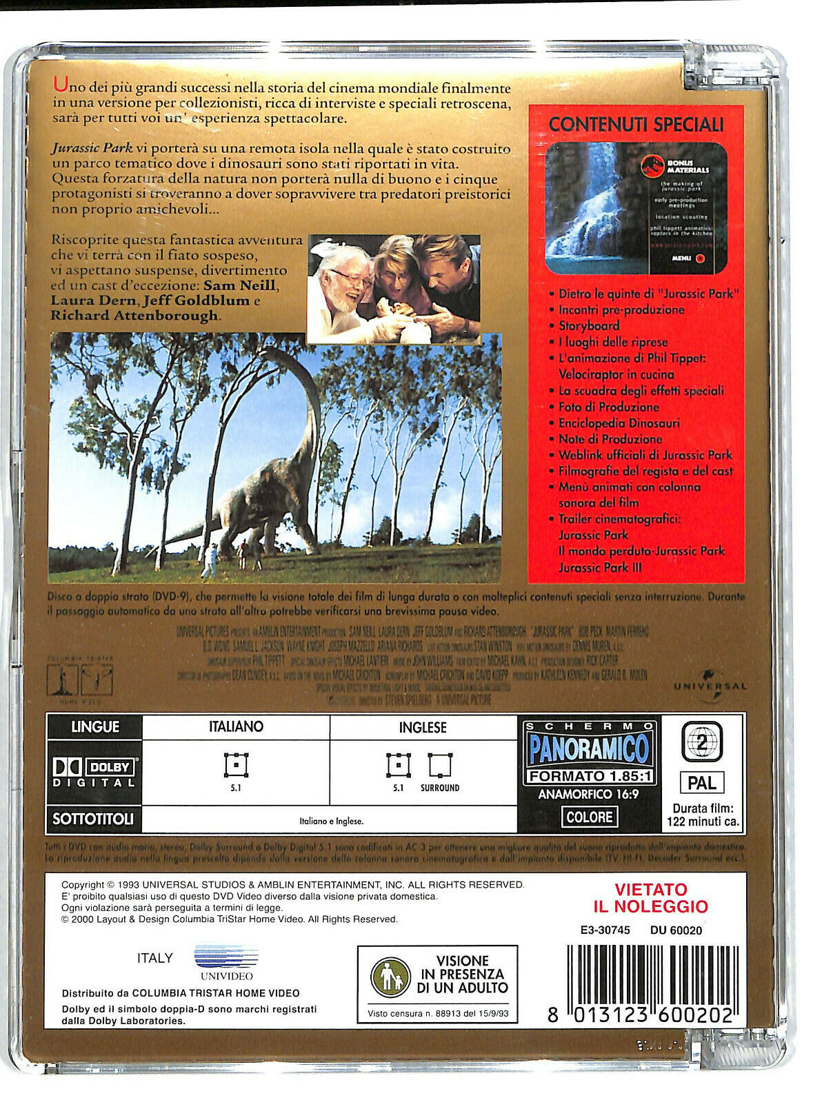 EBOND Jurassic Park (film) DVD DB681944
