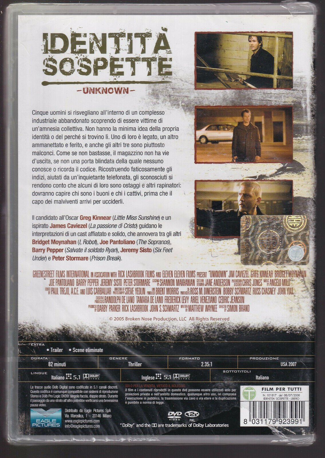 EBOND Identita Sospette DVD DB682134