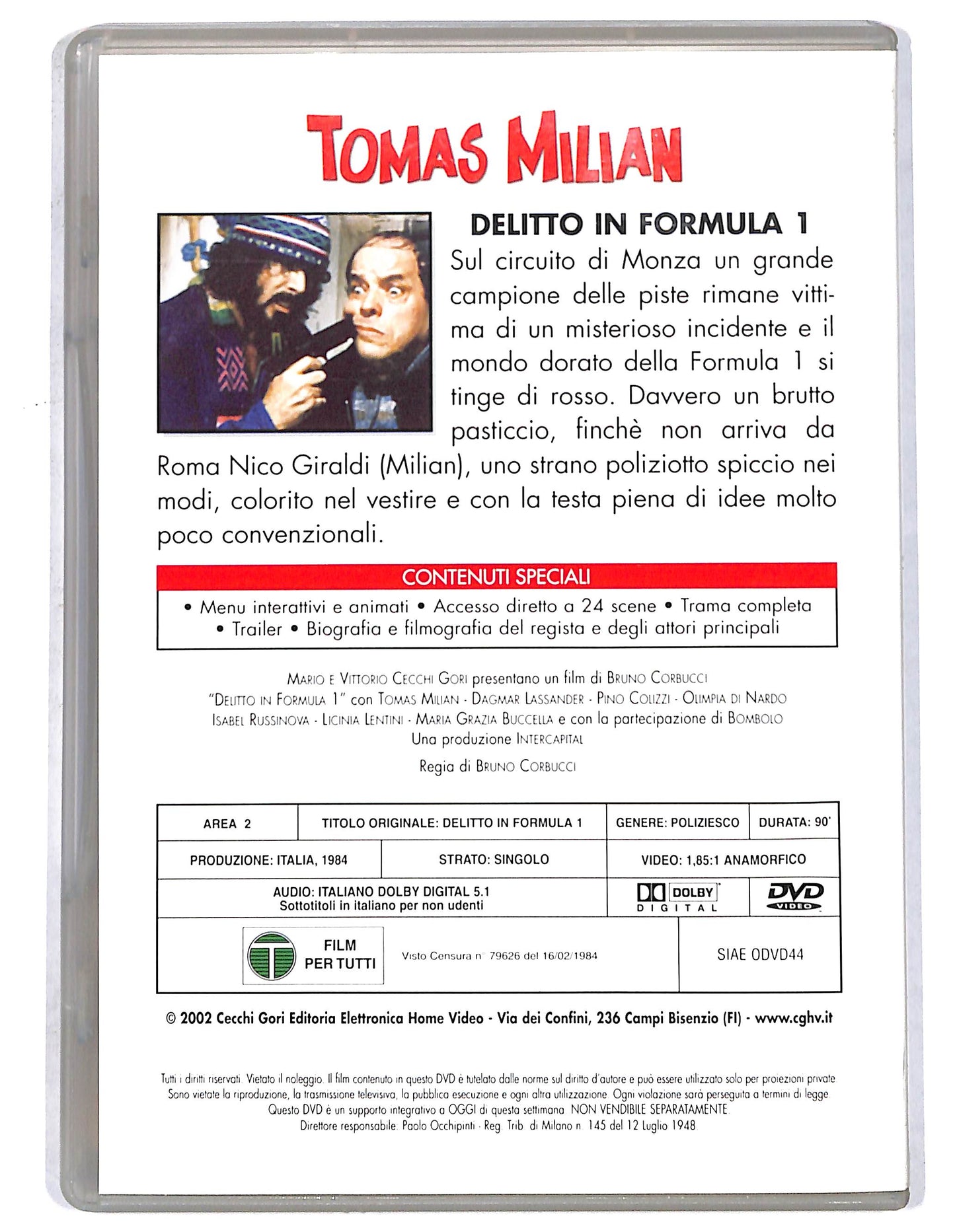 EBOND Delitto in formula 1 DVD DB682146