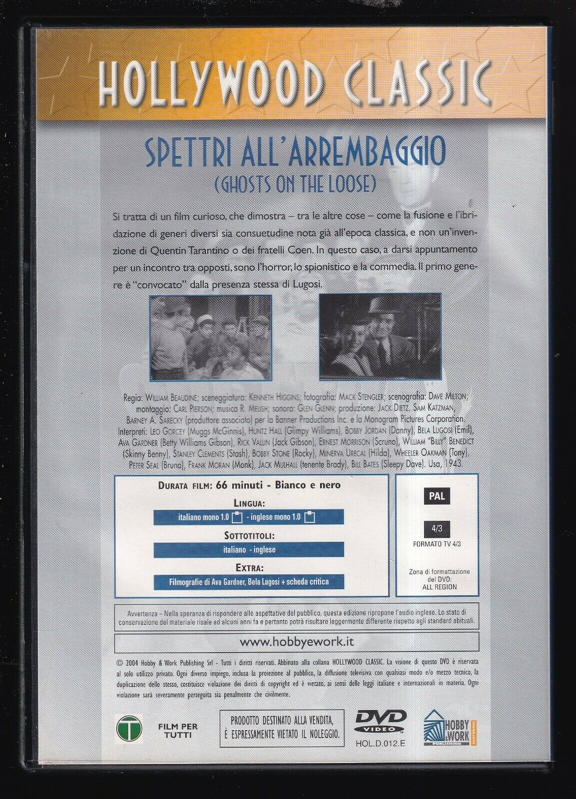 EBOND Spettri All'arrembaggio - Hollywood Classic Editoriale DVD DB682149