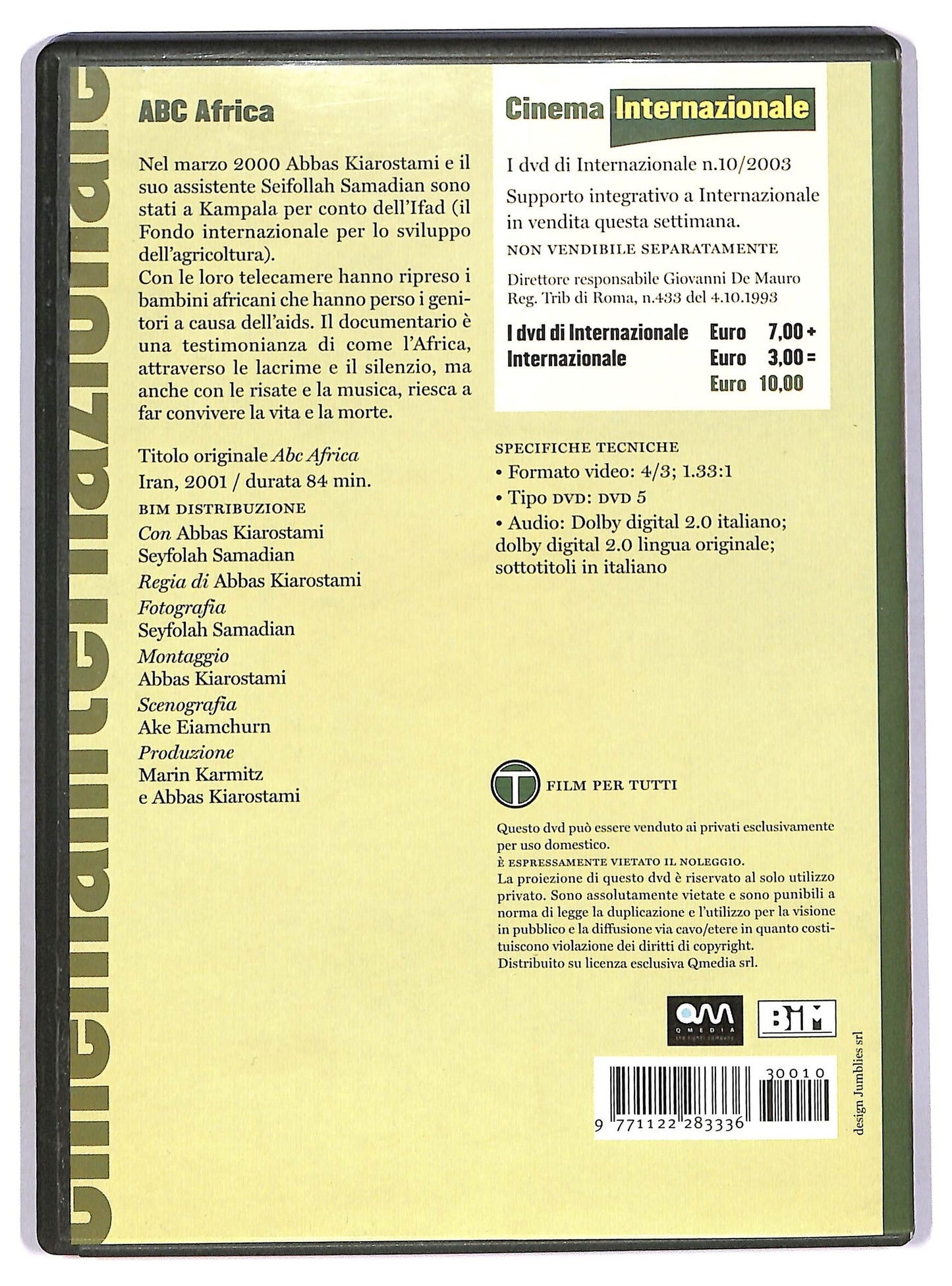 EBOND ABC Africa EDITORIALE DVD DB682208