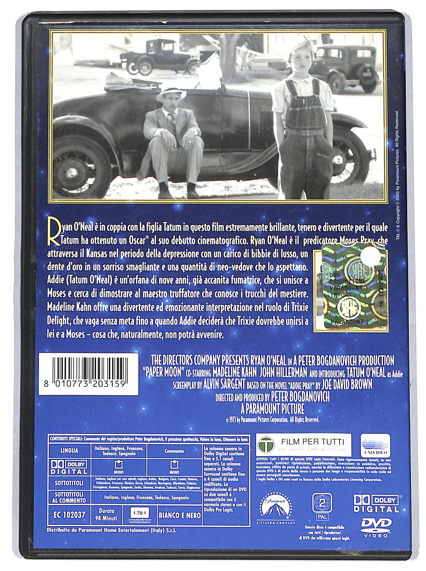 EBOND Paper Moon - Luna di carta DVD DB682216