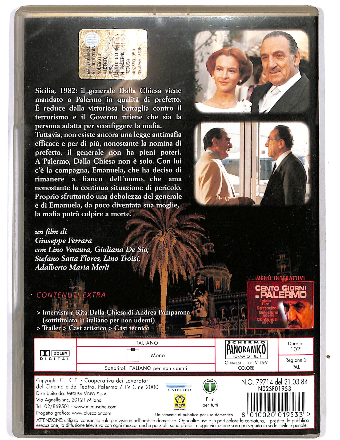 EBOND Cento giorni a Palermo DVD DB682264