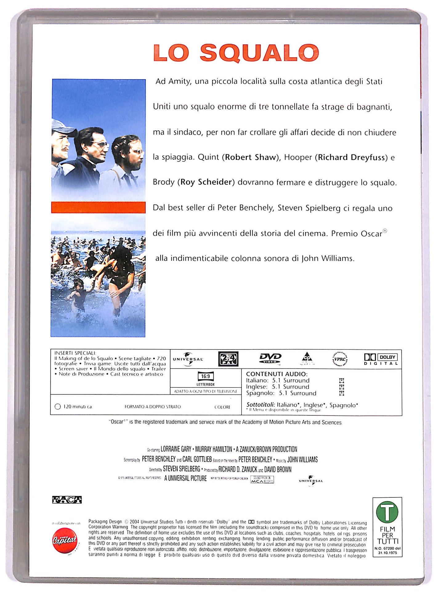EBOND Lo squalo EDITORIALE DVD DB682344