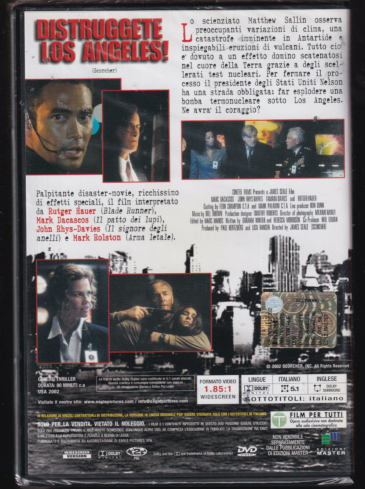 EBOND Distruggete Los Angeles Editoriale Ed Master DVD DB682441