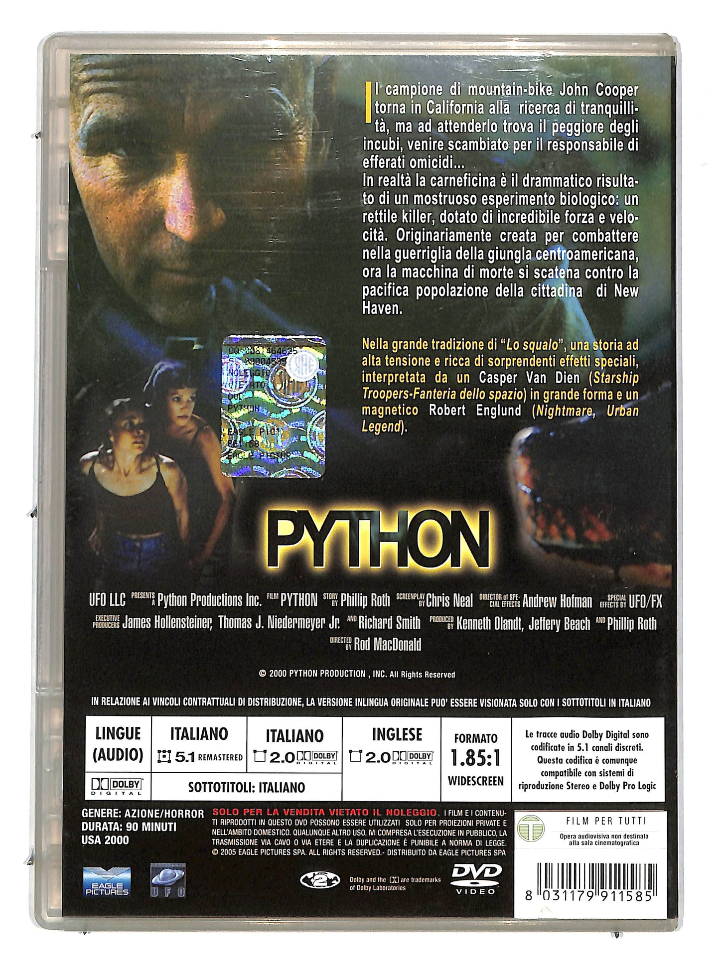 EBOND Python SLIMCASE DVD DB682450