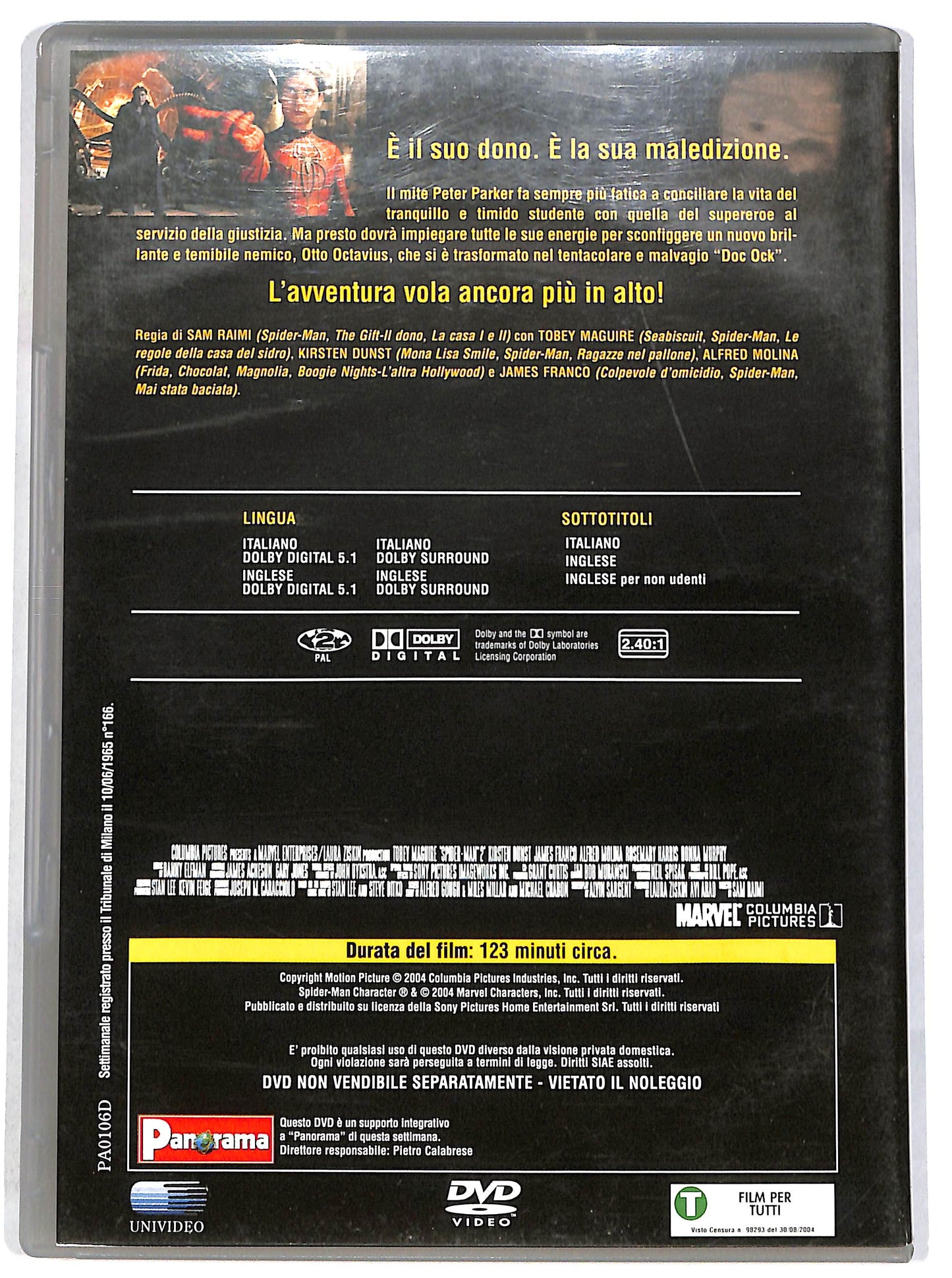 EBOND Spider-Man 2 EDITORIALE DVD DB682662