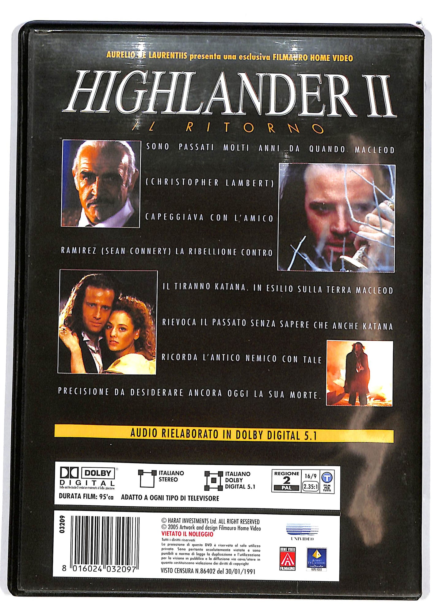 EBOND Highlander II - Il ritorno DVD DB682713
