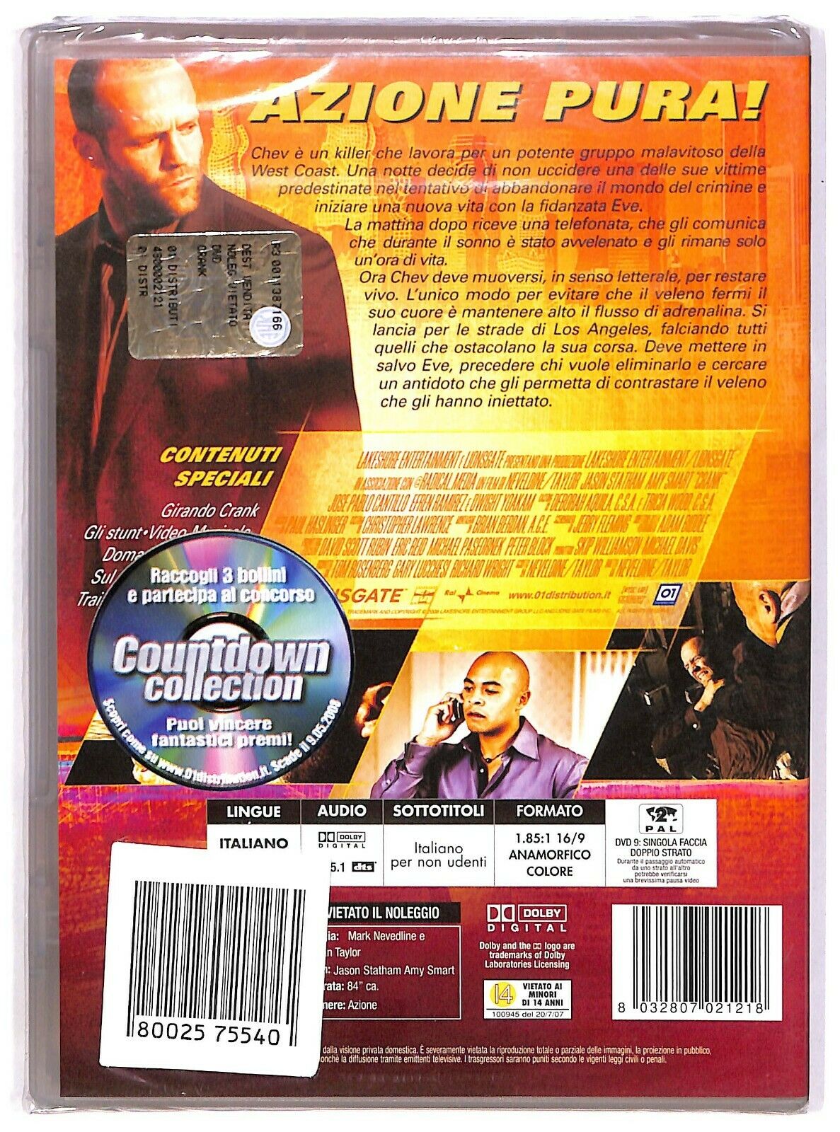 EBOND Crank Con Jason Statham DVD DB682827