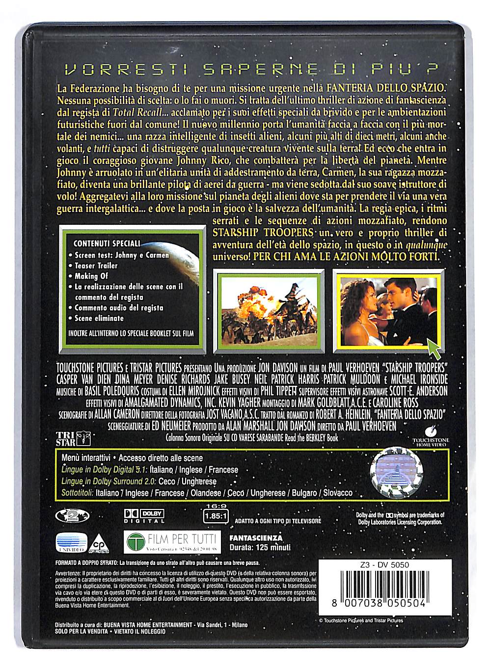 EBOND Starship Troopers - Fanteria Dello Spazio Special Edition DVD DB682925