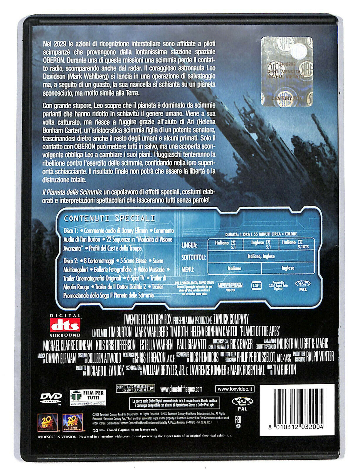 EBOND Planet Of The Apes - Il Pianeta Delle Scimmie 2 DVD DB683103