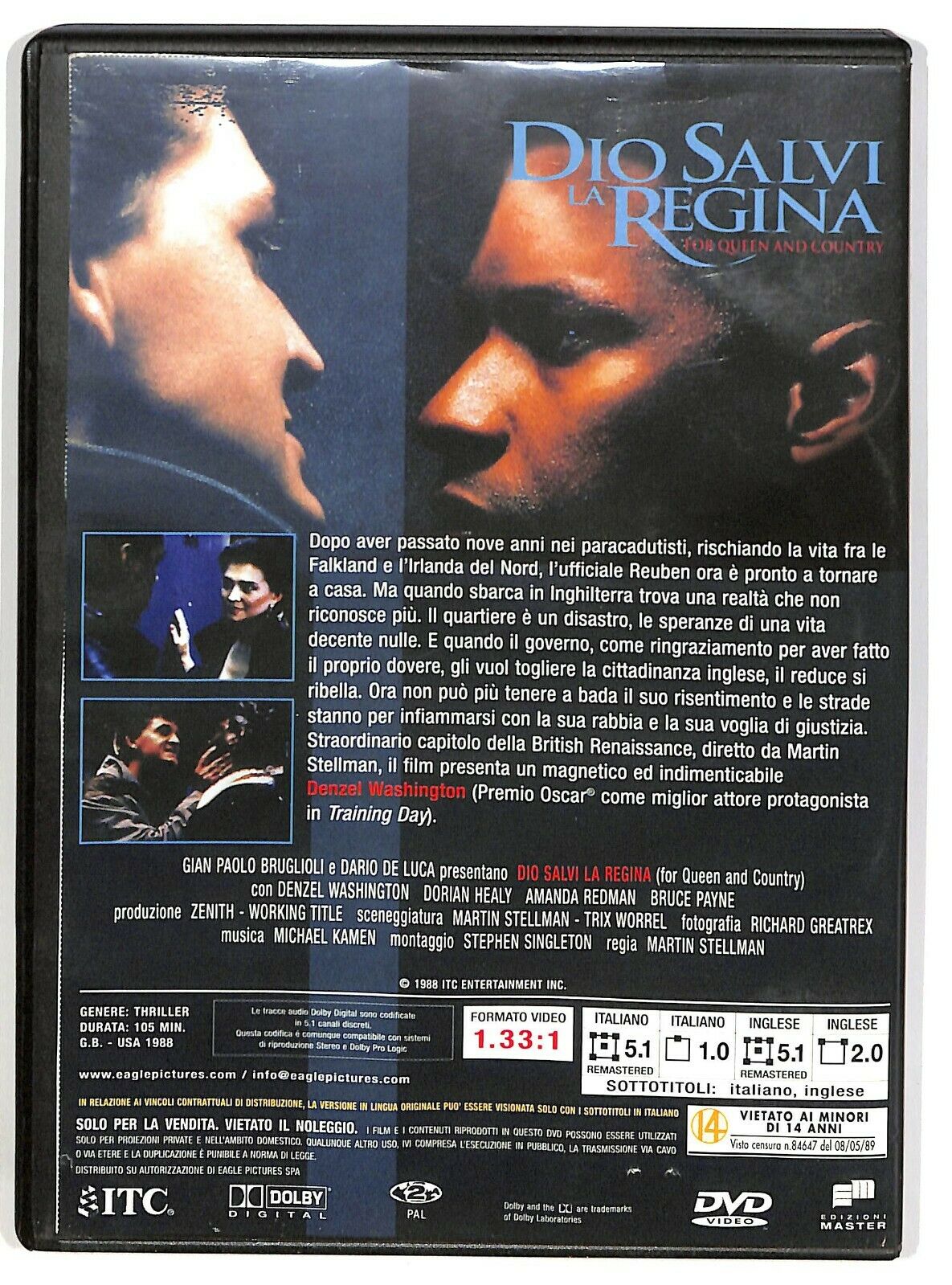 EBOND Dio Salvi La Regina Con Denzel Washington DVD DB683105