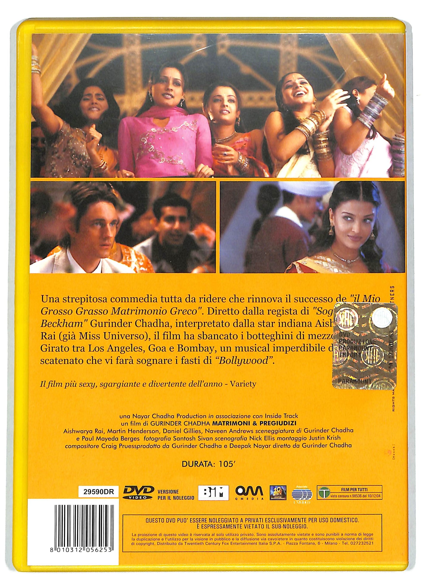 EBOND Matrimoni e Pregiudizi DVD DB683106