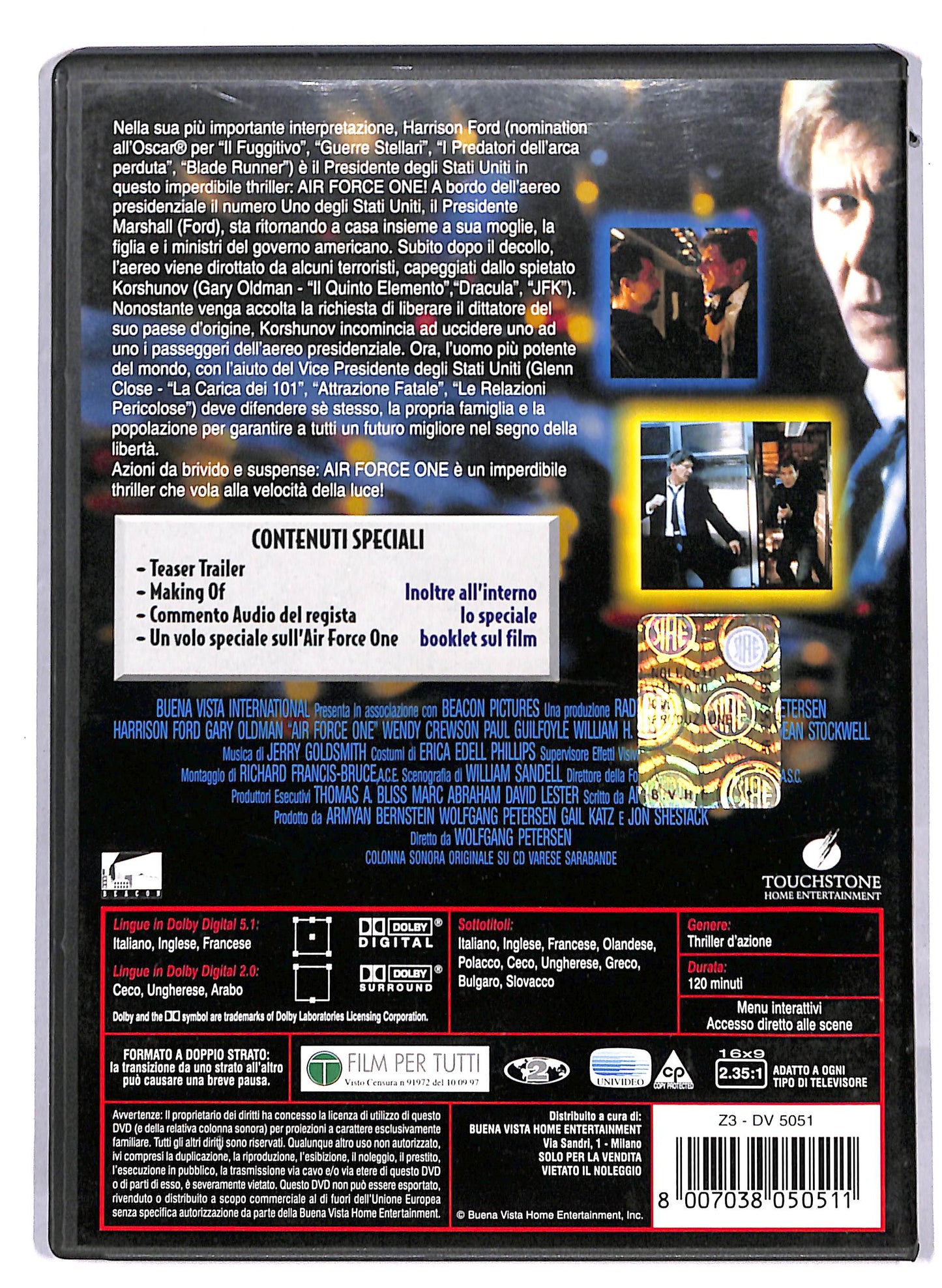 EBOND Air Force One EDIZIONE SPECIALE DVD DB683129