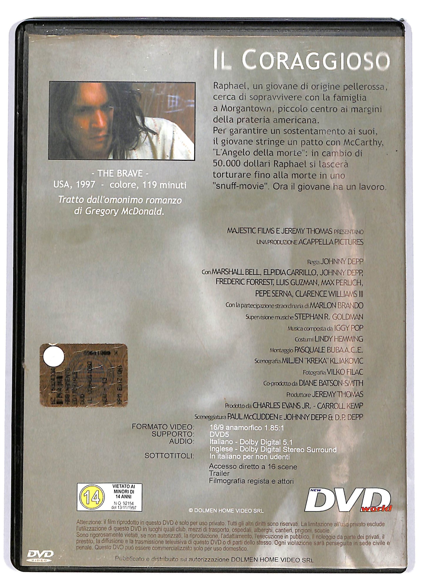 EBOND Il coraggioso EDITORIALE DVD DB683138