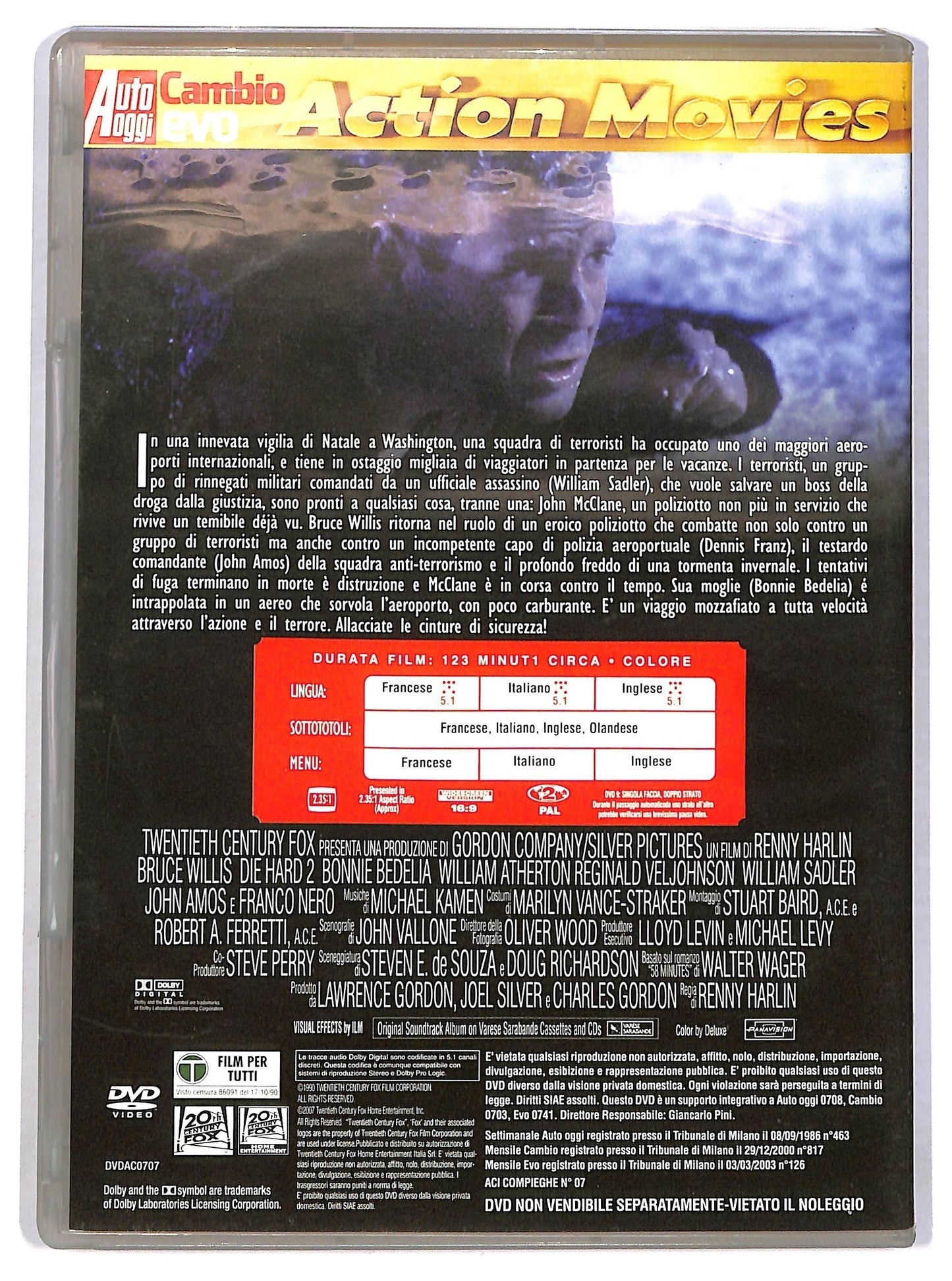 EBOND Die Hard 2 - 58 minuti per morire EDITORIALE DVD DB683142