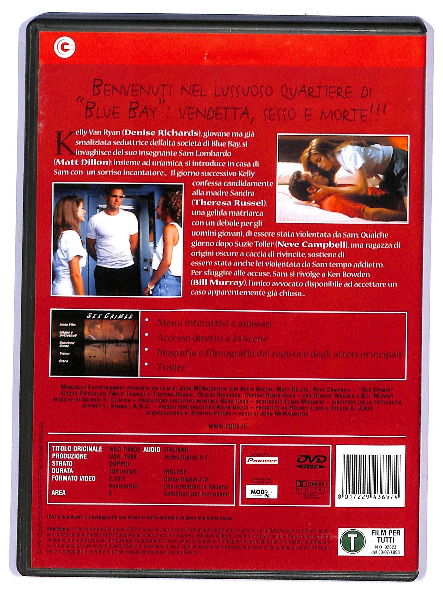 EBOND Sex Crimes - Giochi pericolosi DVD DB683226