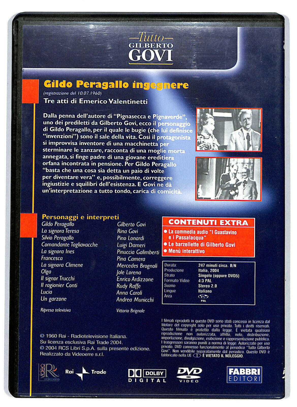 EBOND Gildo Peragallo Ingegnere DVD DB683252
