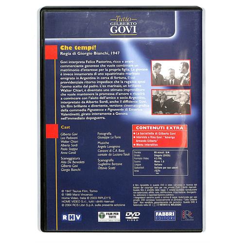 EBOND Tutto Gilberto Govi -  Che Tempi! Editoriale DVD DB683253