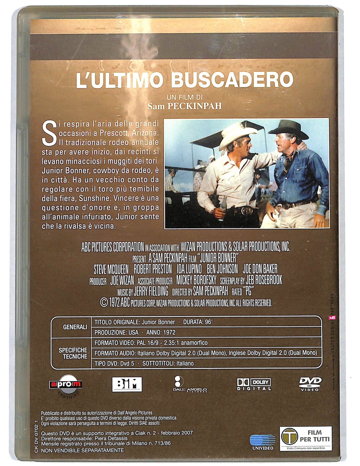 EBOND L'ultimo buscadero EDITORIALE DVD DB683254