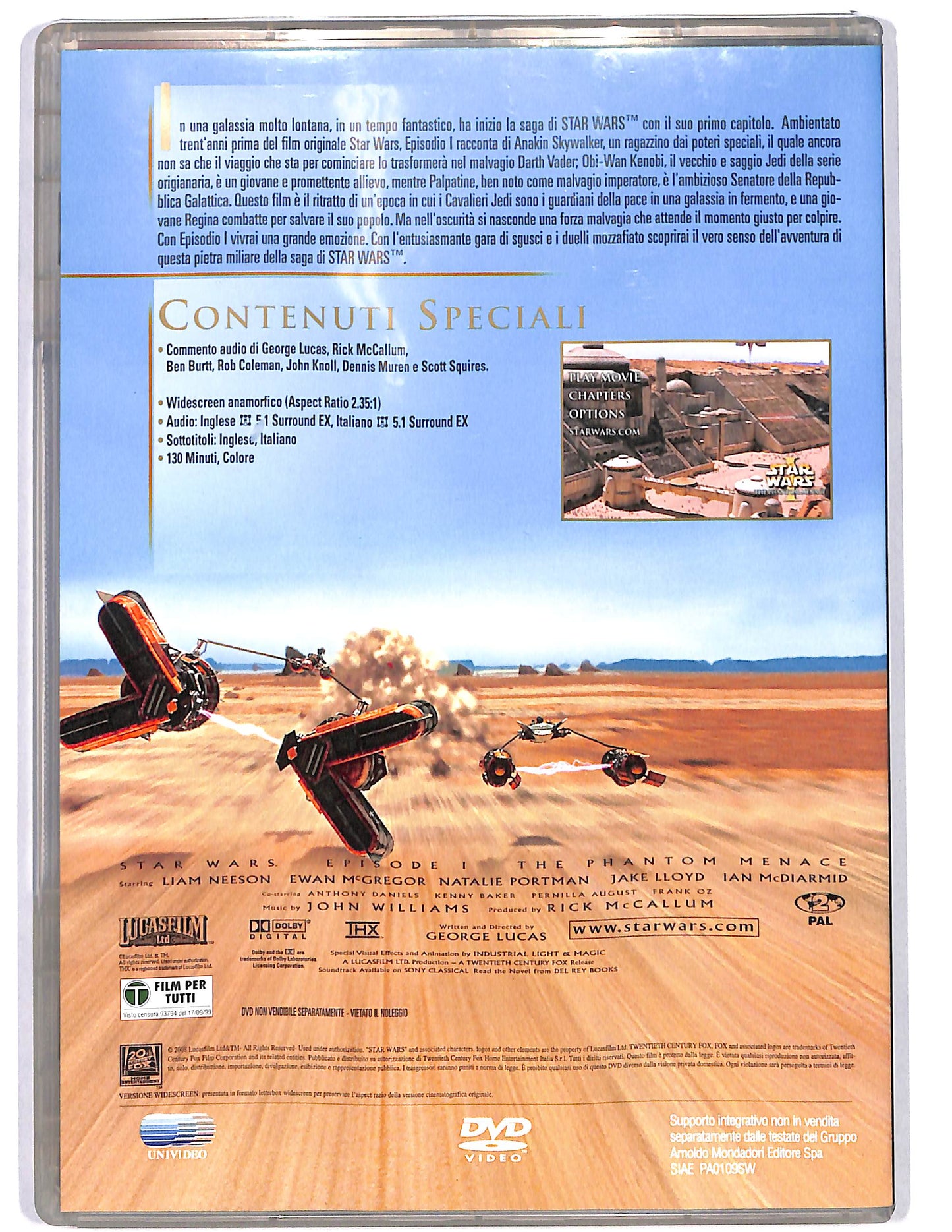 EBOND Star Wars I La minaccia fantasma EDITORIALE DVD DB683308