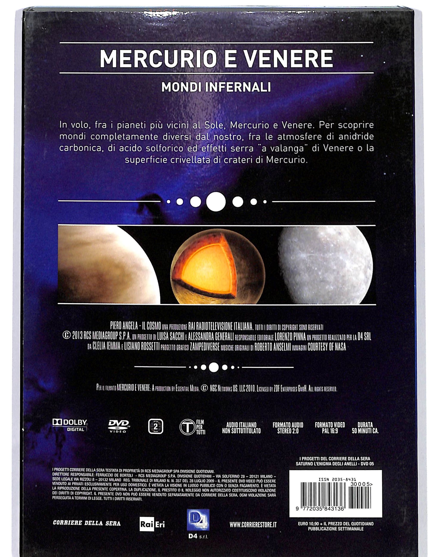 EBOND Il cosmo Mercurio e Venere slipcase EDITORIALE DVD DB683359