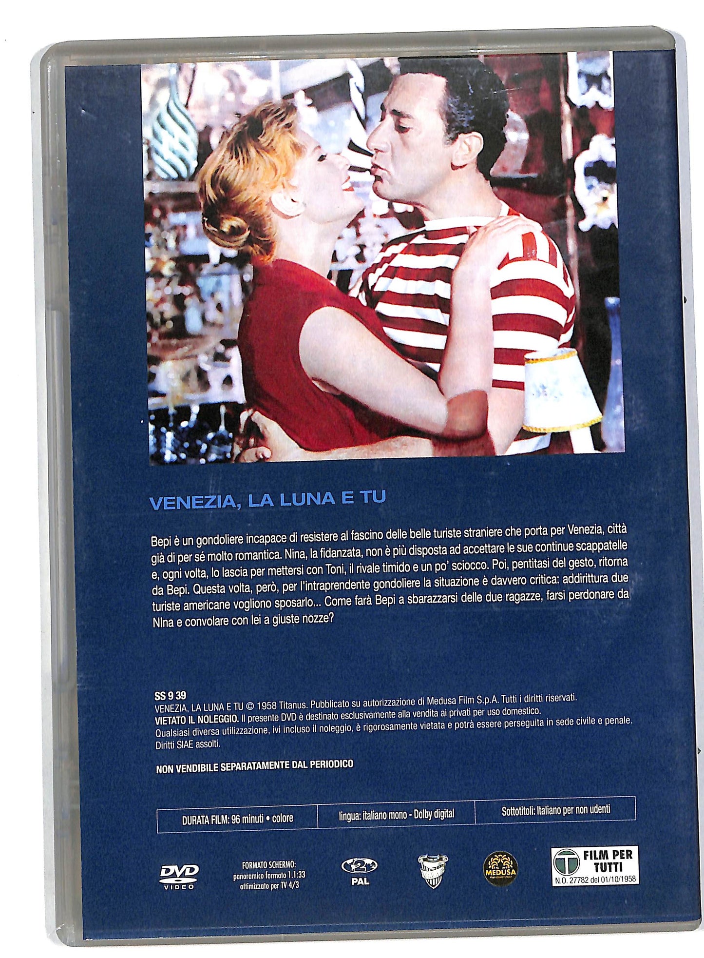 EBOND Alberto Sordi - Venezia La Luna e Tu EDITORIALE DVD DB683369