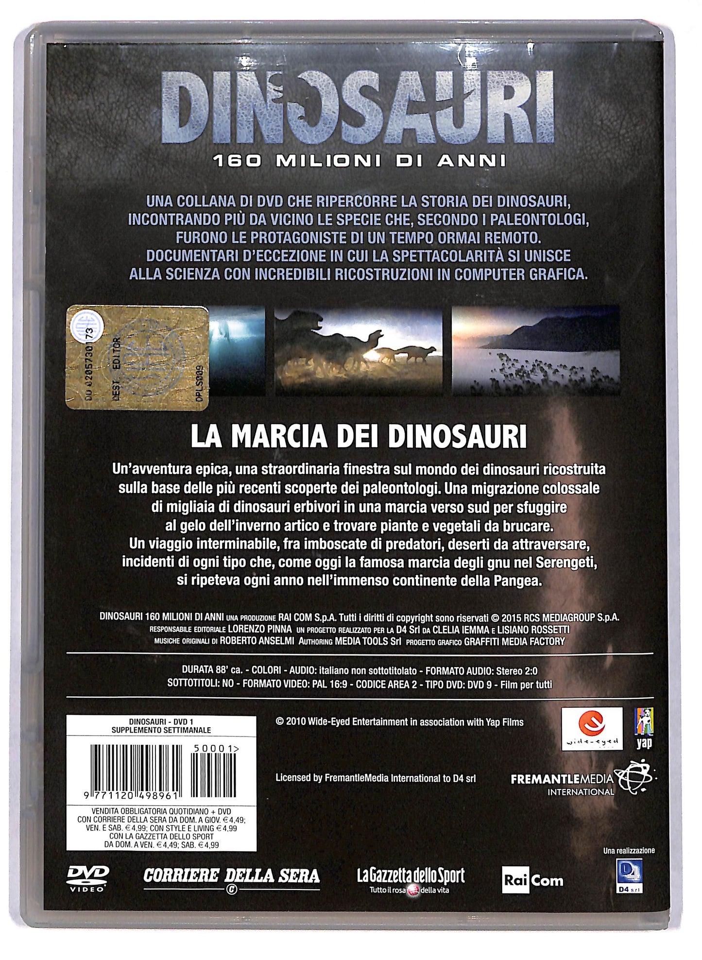 EBOND La Marcia dei Dinosauri vol 1 EDITORIALE DVD DB683372