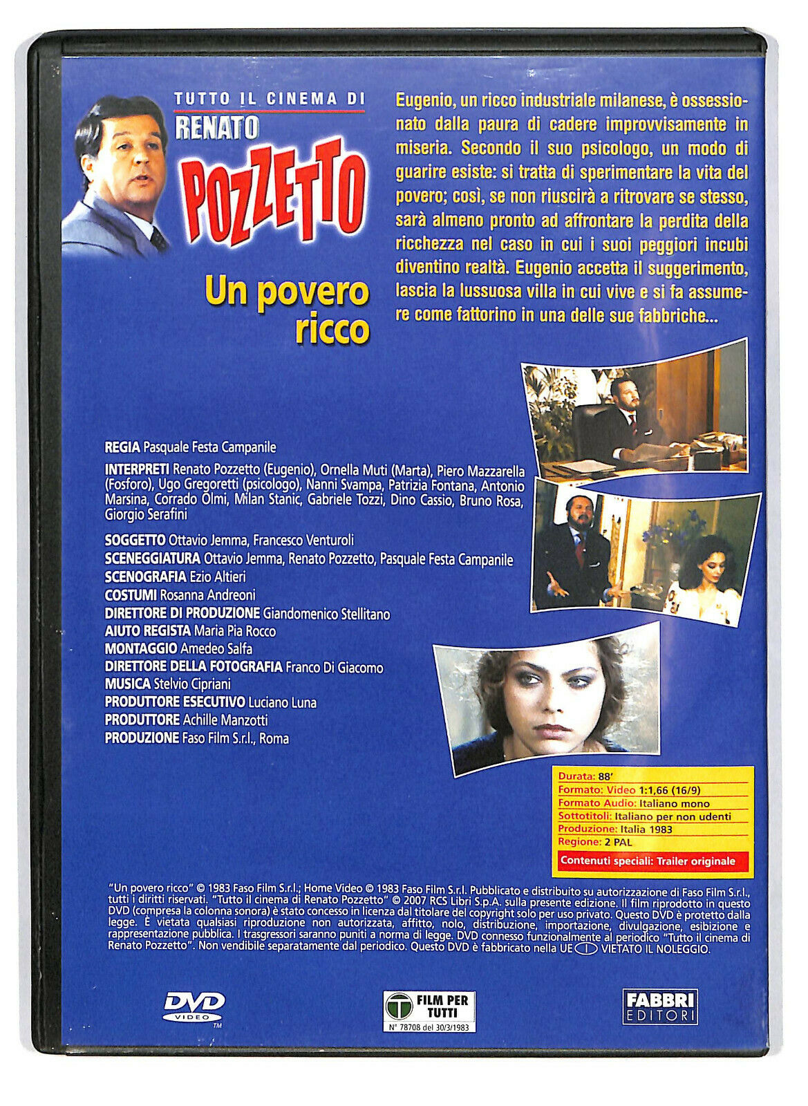 EBOND Renato Pozzetto -un Povero Ricco DVD DB683418