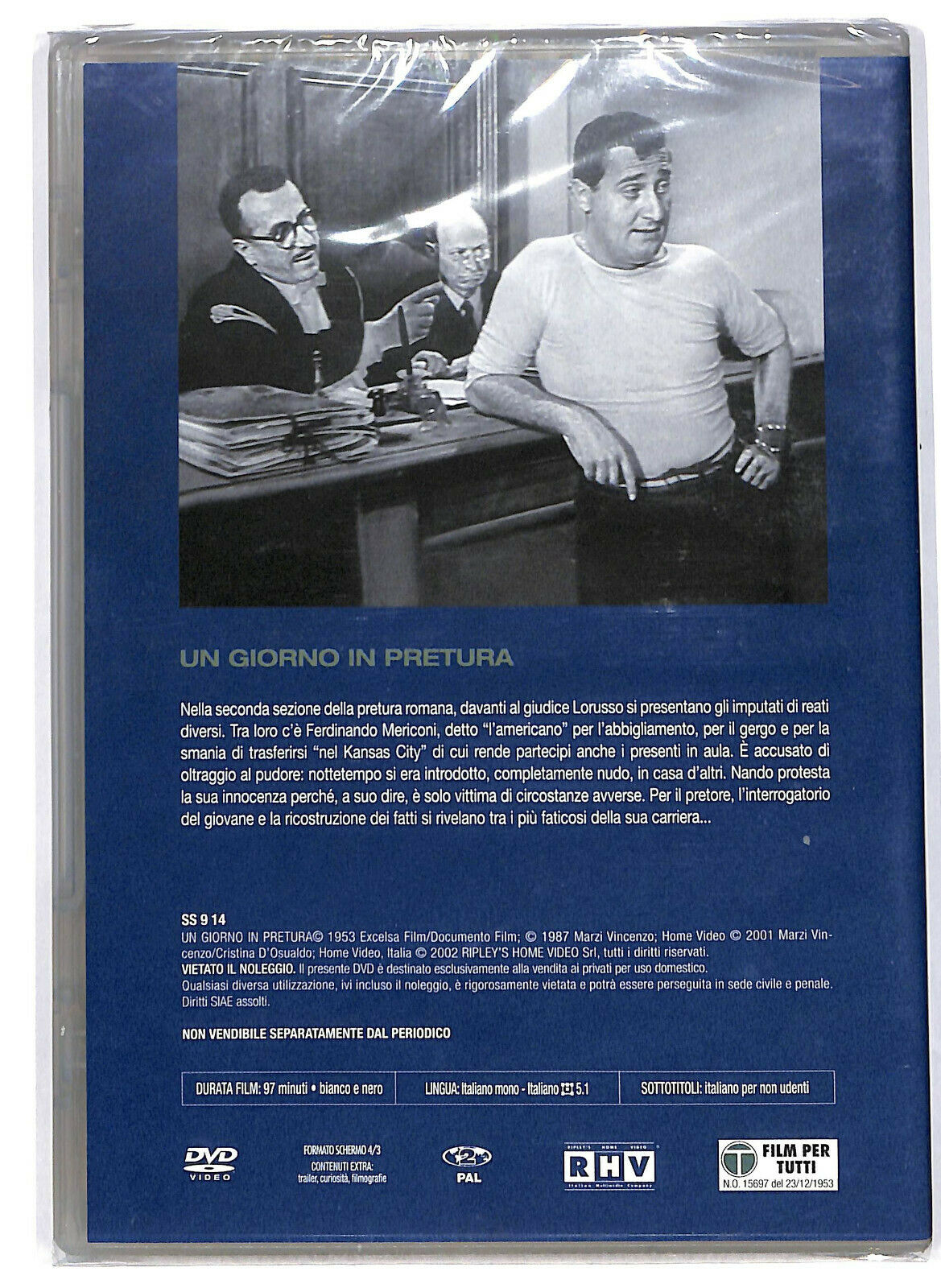 EBOND Un Giorno In Pretura Editoriale DVD DB683420