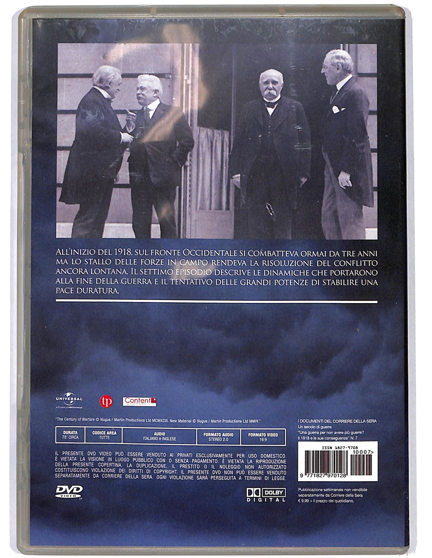 EBOND Una guerra per non avere piu guerre? vol.7 EDITORIALE DVD DB683435