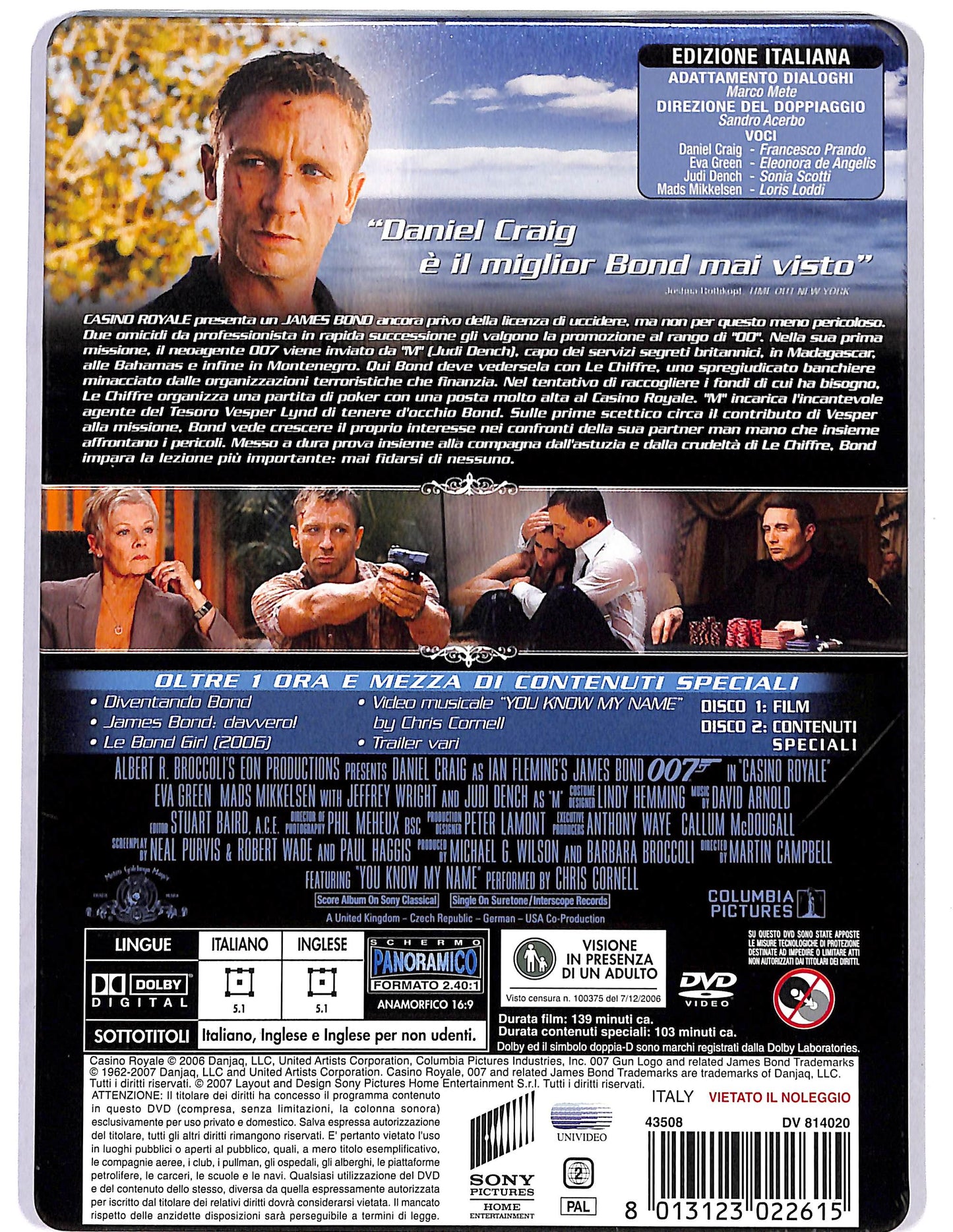 EBOND Casino Royale STEELBOOK EDIZIONE SPECIALE 2 dischi DVD DB683643