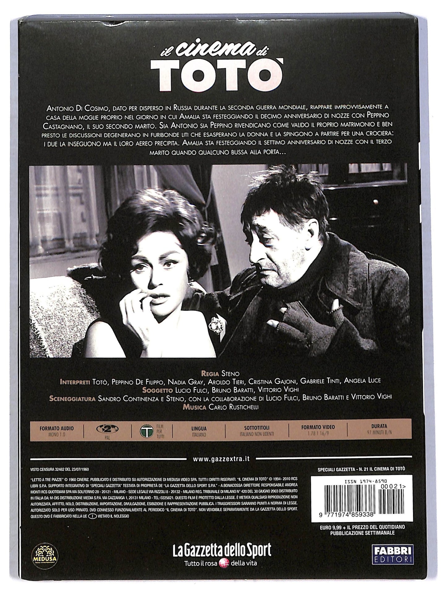 EBOND Letto A tre Piazze EDITORIALE DVD DB683657